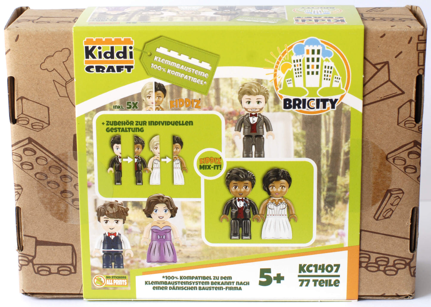 Kiddicraft KC1407 KIDDIZ Figuren-Pack: Hochzeit