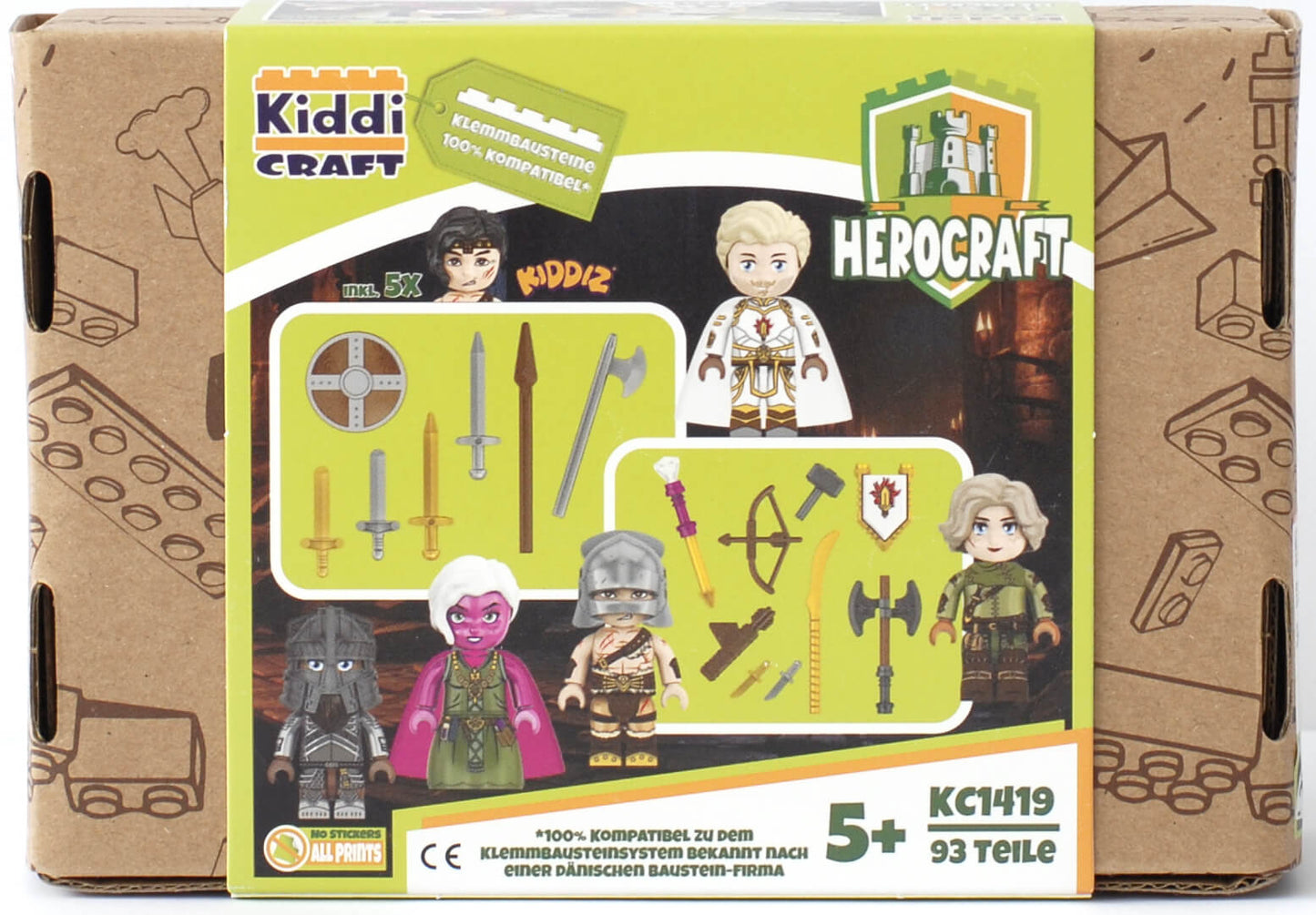 Kiddicraft KC1419 Kiddiz Figuren-Pack: Dungeon Raider