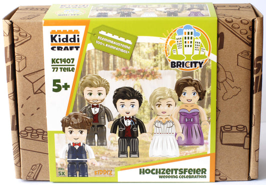 Kiddicraft KC1407 KIDDIZ Figuren-Pack: Hochzeit