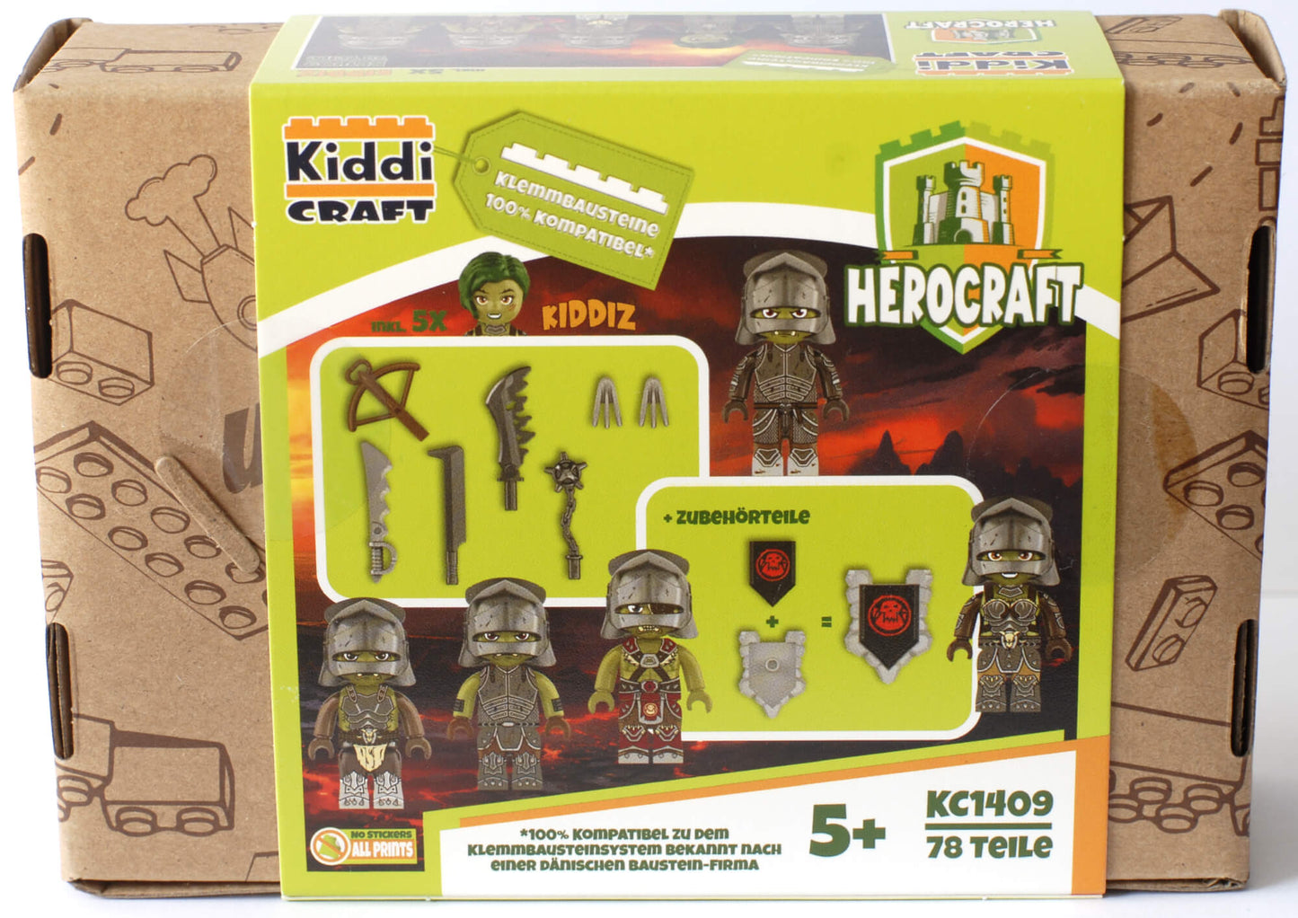 Kiddicraft KC1409 KIDDIZ Figuren-Pack: Ork Angriff