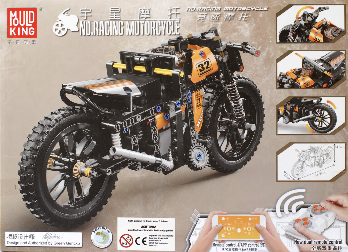 Mould King 23005 RC Motorrad