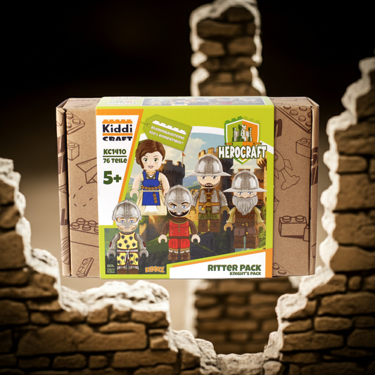 Kiddicraft KC1410 KIDDIZ Figuren-Pack: Ritter