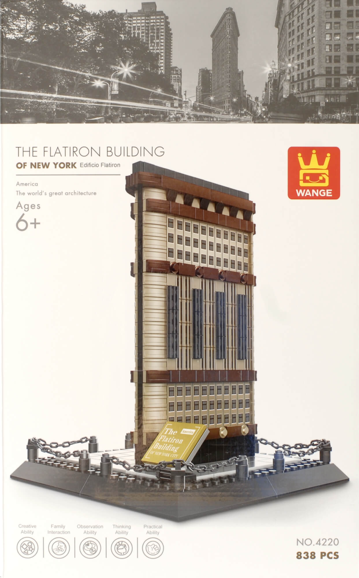 Wange 4220 Architect-Set The Flatiron Building of New York