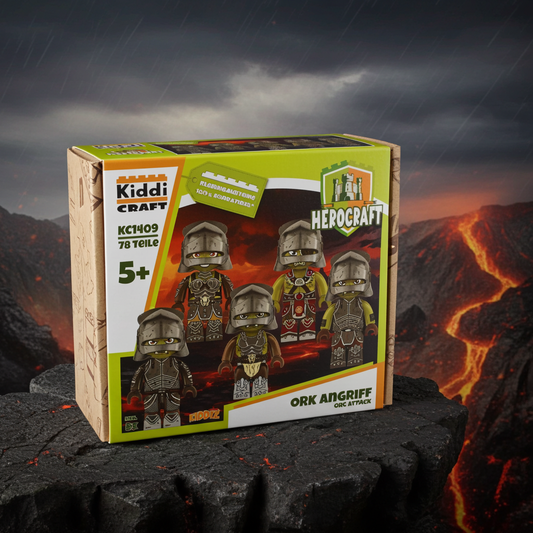 Kiddicraft KC1409 KIDDIZ Figuren-Pack: Ork Angriff