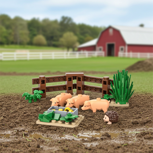 Kiddicraft KC1103 Schweine im Freiland