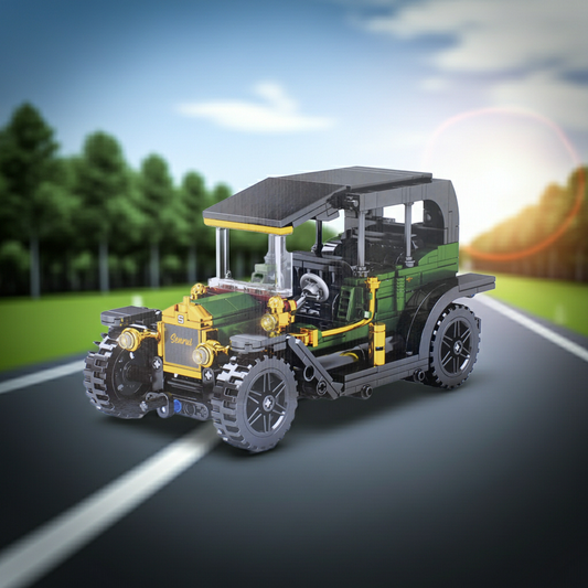 Sembo 8201 Classic Car Oldtimer grün Pull back