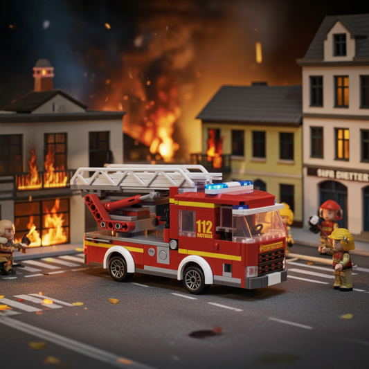 Kiddicraft KC1207 Feuerwehr Drehleiter (DL)